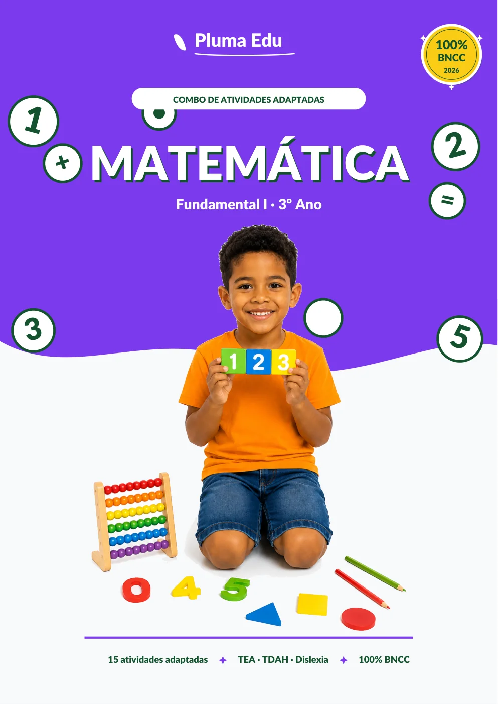 Caderno de Matemática adaptado