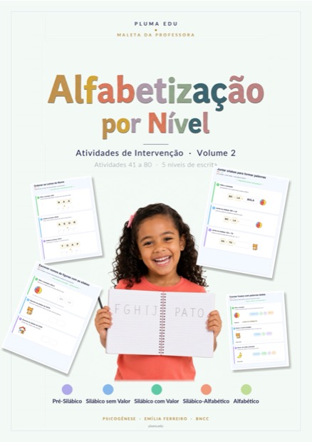 Prévia: Caderno de Atividades — Volume 2 (Silábico-Alfabético)