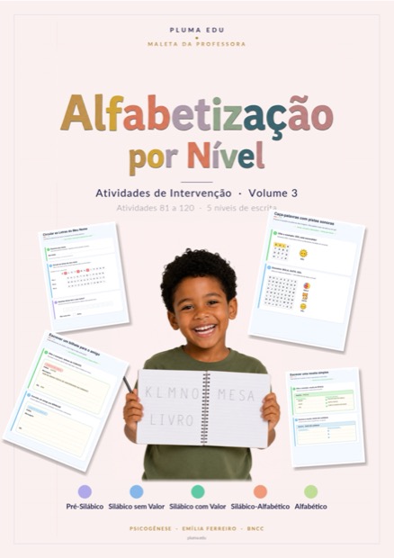 Prévia: Caderno de Atividades — Volume 3 (Alfabético e Ortografia Inicial)