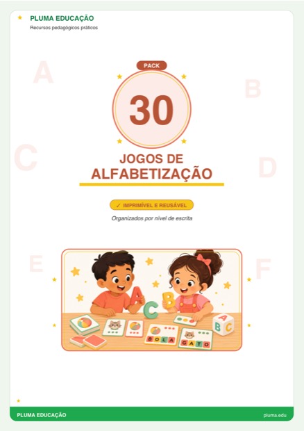 Prévia: 30 Jogos de Alfabetização
