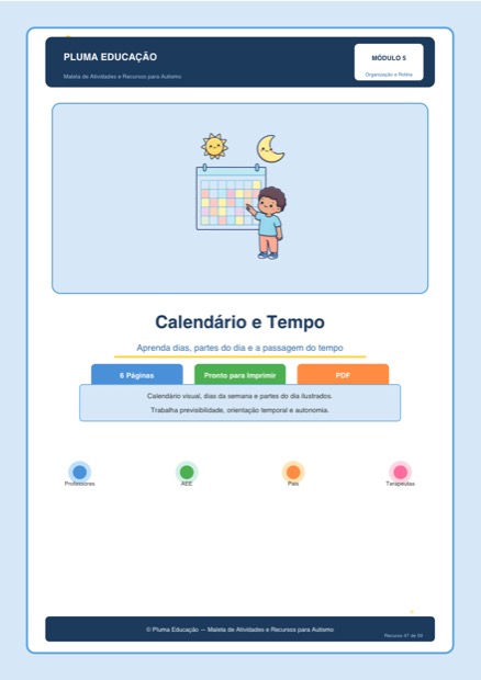Prévia: Calendário e Tempo
