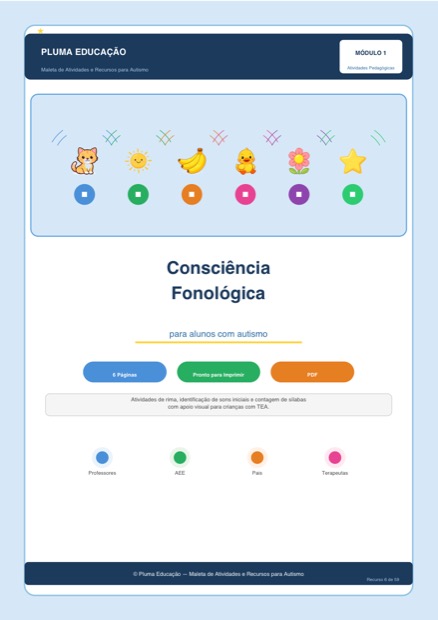 Prévia: Consciência Fonológica