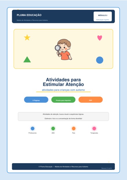 Prévia: Estimular a Atenção