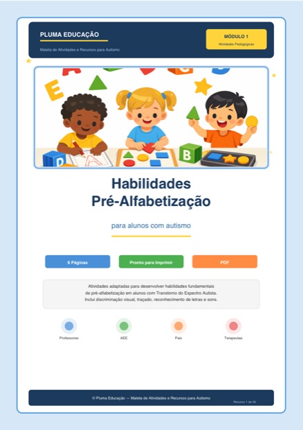 Prévia: Habilidades de Pré-Alfabetização