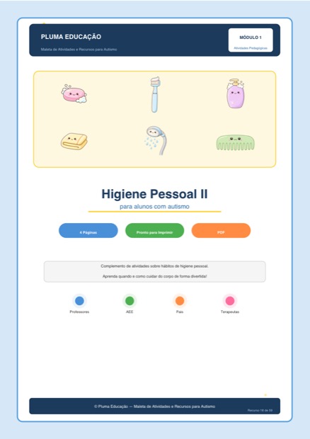 Prévia: Higiene Pessoal II