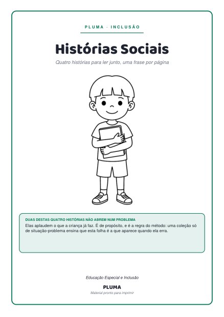 Prévia: Histórias Sociais: Quatro Histórias para Ler Junto