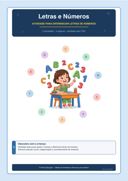 Prévia: Letras e Números