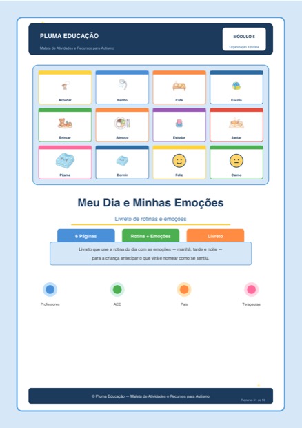 Prévia: Livreto de Rotinas e Emoções