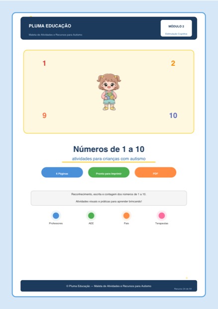Prévia: Números de 1 a 10