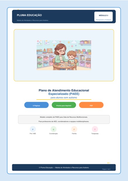 Prévia: PAEE — Plano de Atendimento Educacional Especializado