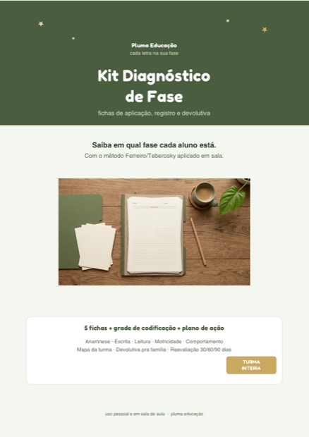Prévia: Kit Diagnóstico da Escrita
