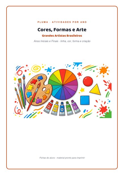 Prévia: Cores, Formas e Grandes Artistas Brasileiros (Arte)