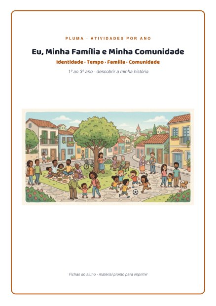 Prévia: Eu, Minha Família e Minha Comunidade (História, 1º ao 3º ano)