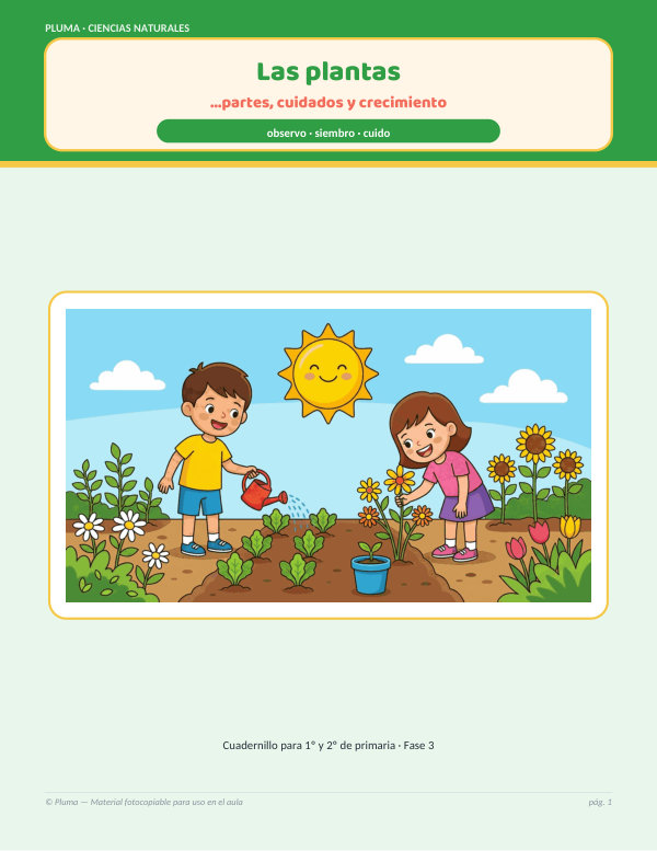 Vista previa: Las plantas