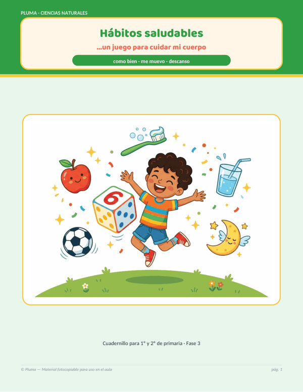 Vista previa: Hábitos Saludables: Un Juego para Cuidar mi Cuerpo