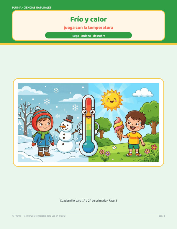 Vista previa: Frío y Calor: Juega con la Temperatura
