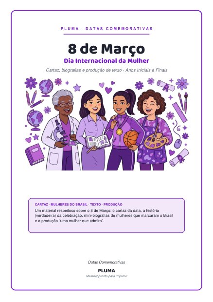 Dia da Mulher: História, Biografias e Produção de Texto