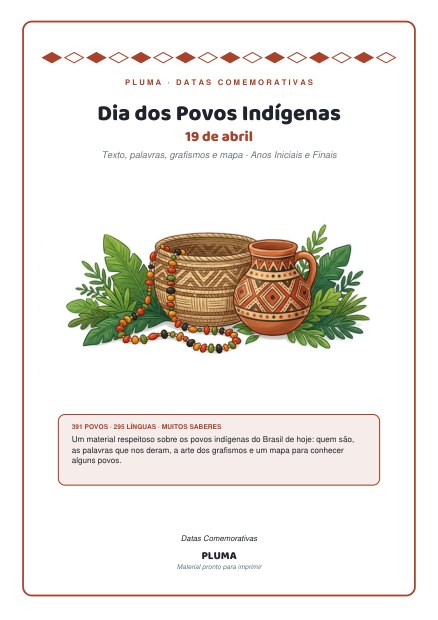 Dia dos Povos Indígenas: Texto, Palavras e Grafismos