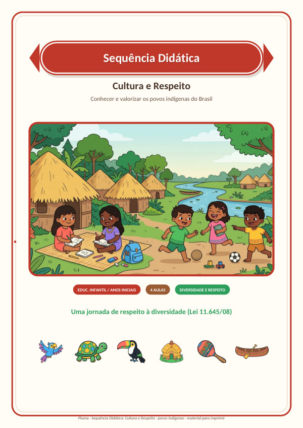 Sequência Didática: Cultura e Respeito (Povos Indígenas)
