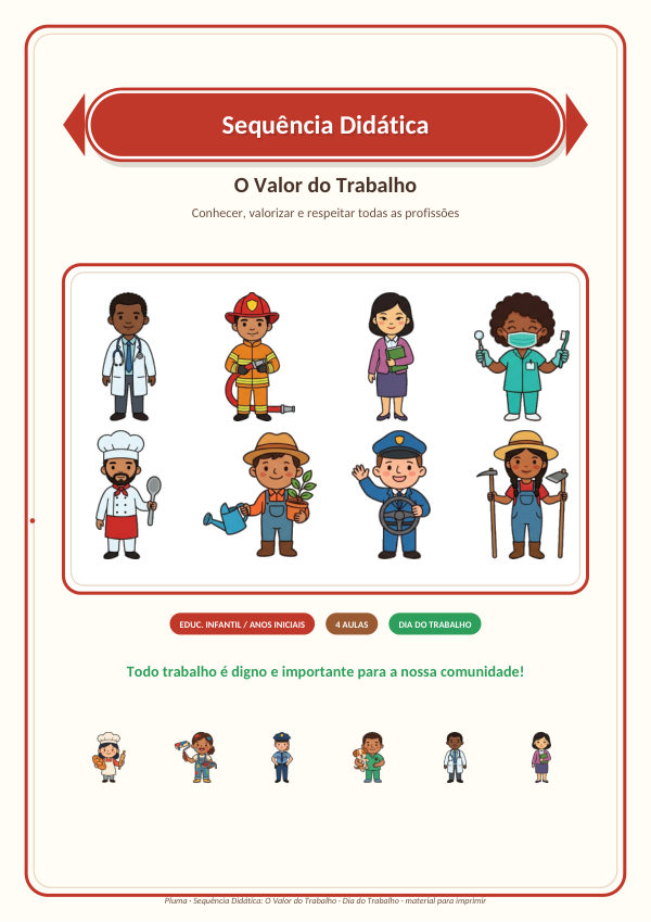 Sequência Didática: O Valor do Trabalho (4 aulas)