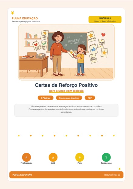 Prévia: Cartas de Reforço Positivo