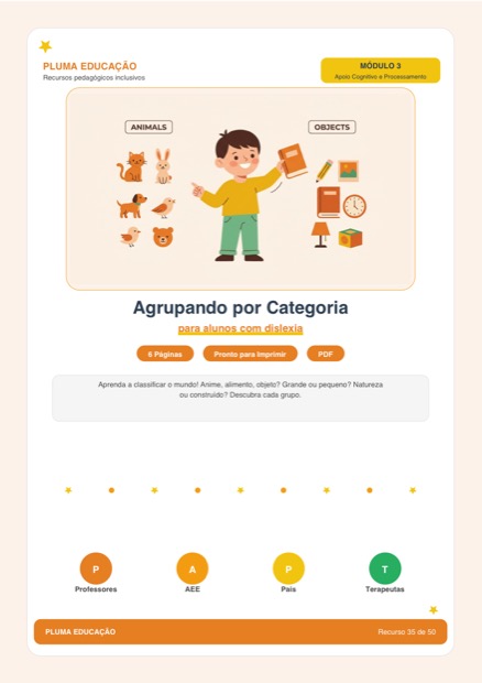 Prévia: Categorização
