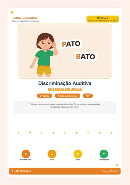 Prévia: Discriminação Auditiva
