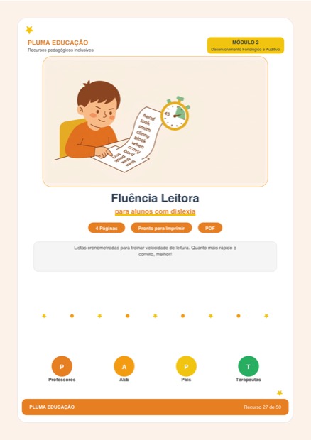 Prévia: Fluência Leitora
