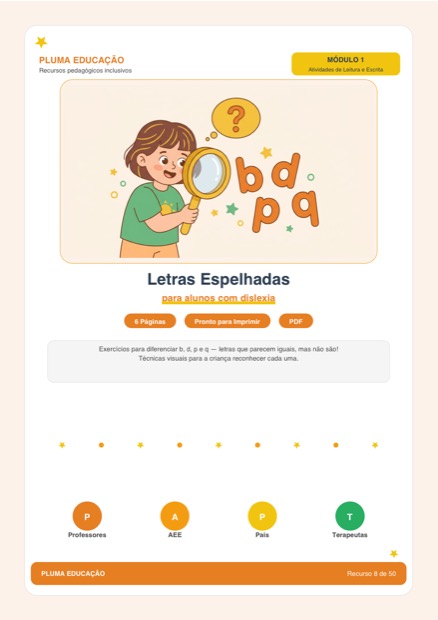 Prévia: Letras Espelhadas