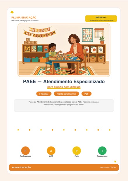 Prévia: PAEE — Plano de Atendimento Educacional Especializado