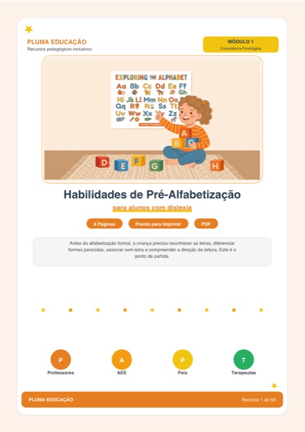 Prévia: Pré-Alfabetização