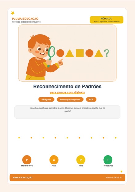 Prévia: Reconhecimento de Padrões