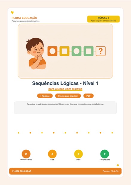 Prévia: Sequências Lógicas Nível 1