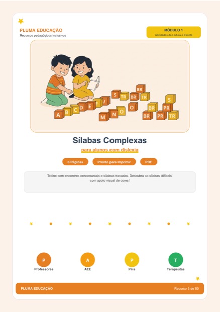 Prévia: Sílabas Complexas