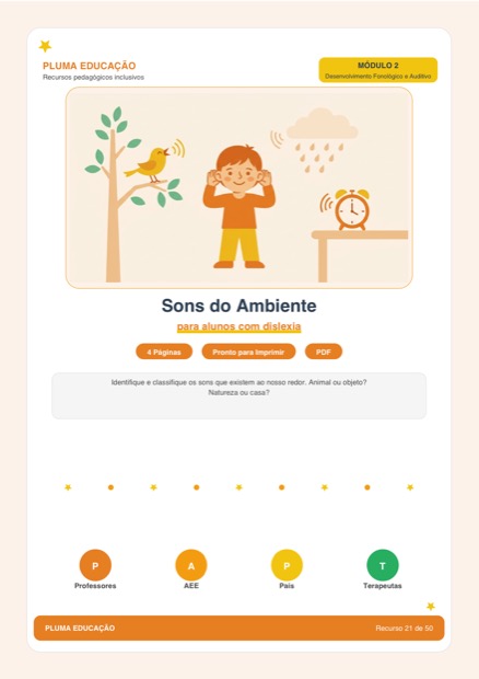 Prévia: Sons do Ambiente