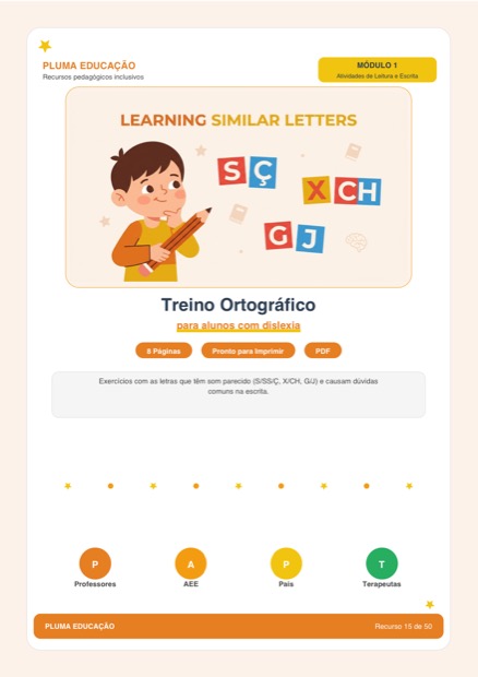 Prévia: Treino Ortográfico