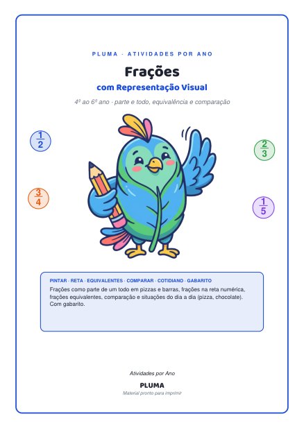 Prévia: Frações com Representação Visual