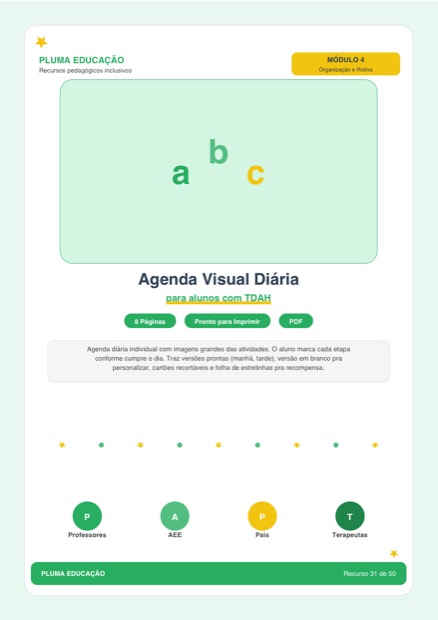 Prévia: Agenda Diária