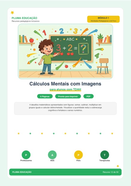 Prévia: Cálculos Mentais