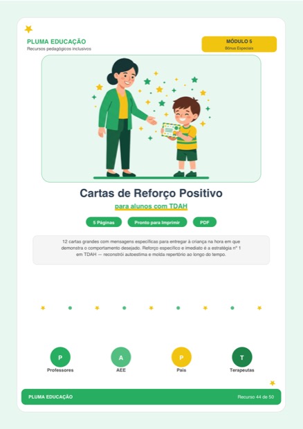 Prévia: Cartas de Reforço Positivo