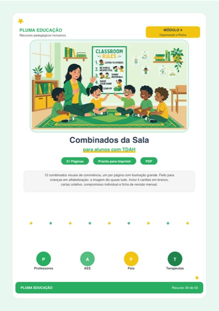 Prévia: Combinados da Turma