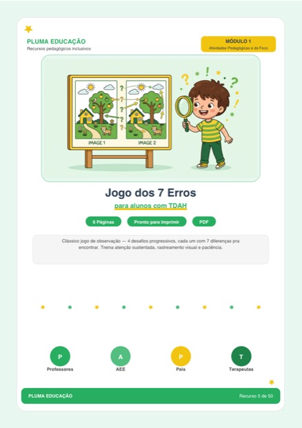 Prévia: Jogo dos 7 Erros