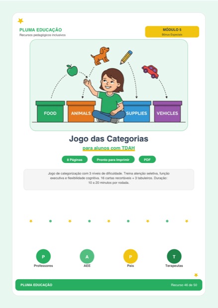 Prévia: Jogo de Categorias