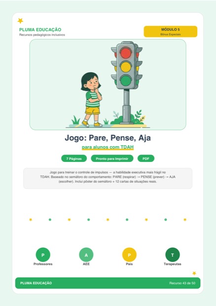 Prévia: Jogo Pare, Pense, Aja