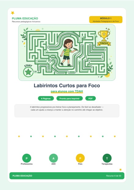 Prévia: Labirintos de Foco