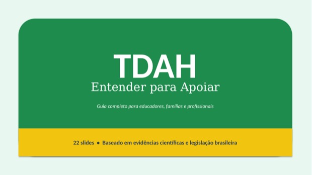 Prévia: Apresentação de Conscientização sobre TDAH