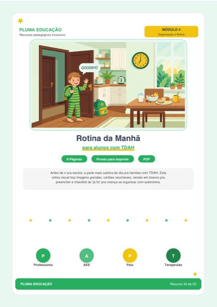 Prévia: Rotina da Manhã