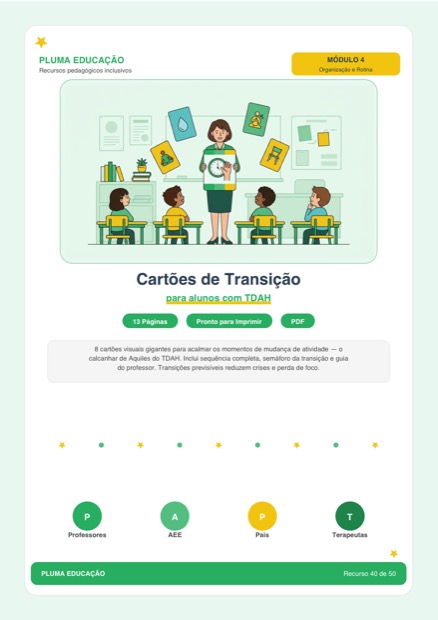 Prévia: Cartões de Transição