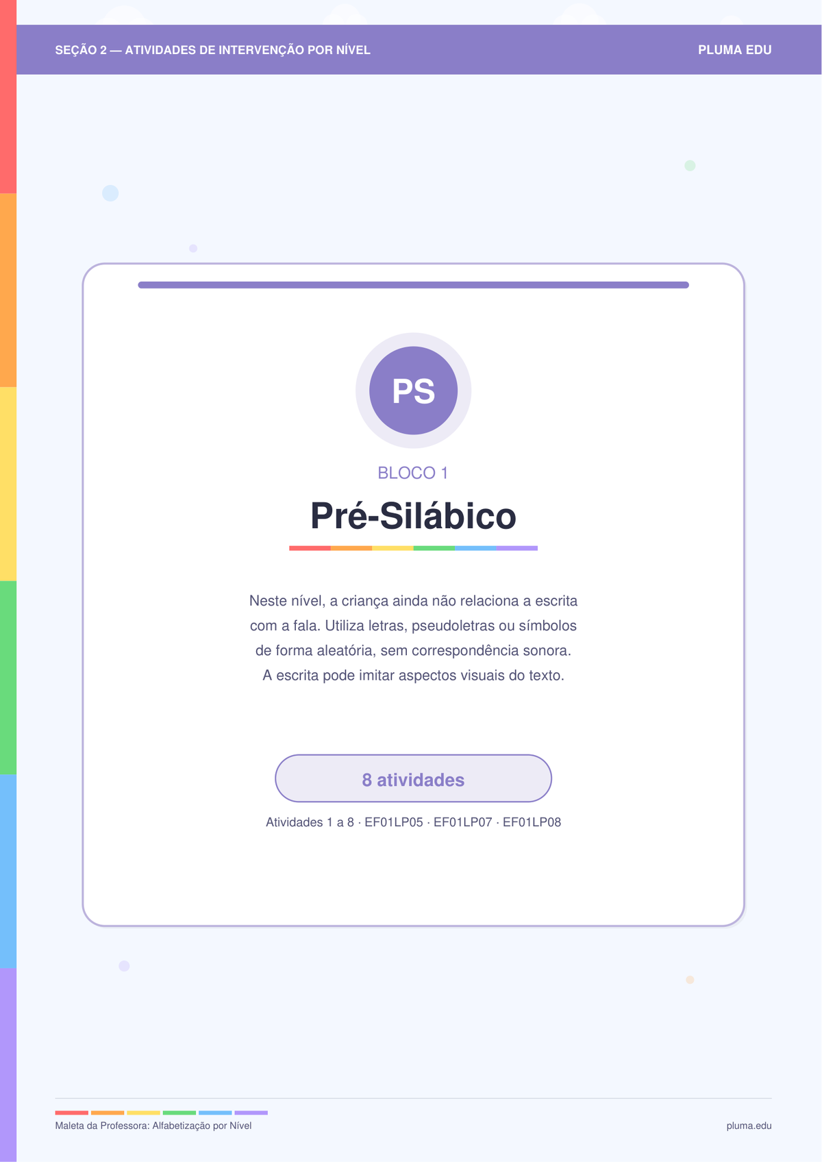 Volume 1 — pré-silábico