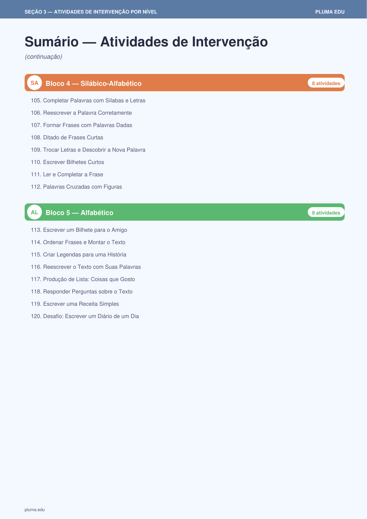 Volume 3 — alfabético